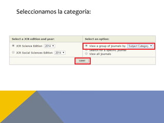 Seleccionamos la categoría:
 