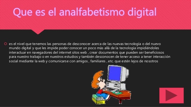 Analfabetismo Digital