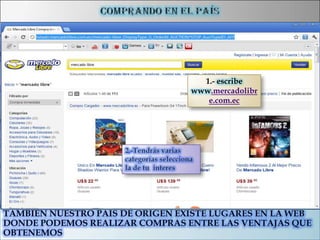 1.- escribe
www.mercadolibr
   e.com.ec
 