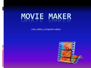 MOVIE MAKER
crea, edita y comparte videos
 