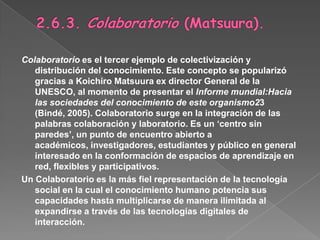 La idea principal de esta iniciativa es reducir las barreras legales de la creatividad y, a su vez, posibilitar un modelo legal, ayudado de herramientas informáticas para así facilitar la distribución y el uso de contenidos para el dominio público.Creative Commons posee entre sus metas principales la creación de un espacio que promueva, facilite y garantice el intercambio colectivo de obras y trabajos de artistas, científicos y desarrolladores de programas, como forma de promover una cultura de la libertad, basada en la confianza en intercambios creativos comunitarios.Algunos ejemplos de estas licencias son derechos que brinda el autor original a: dar libertad para citar su obra, reproducirla, crear obras derivadas, ofrecerla públicamente, o bien, restricciones como nopermitir el uso comercial o respetar la autoría original. Éste es un proyecto sustentado en el ethos de la interactividad creativa y en dondese promueve compartir la creación individual o colectiva.
