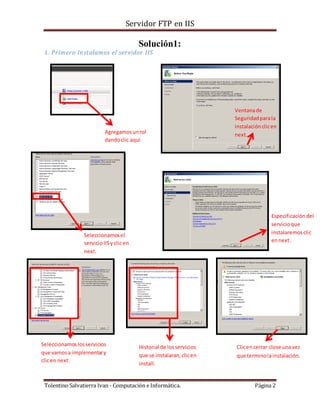 servidor FTP en IIS | PDF