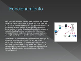 Tarea de apache | PPTX