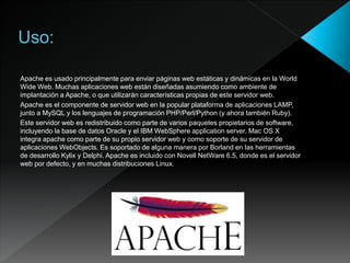 Tarea de apache | PPTX
