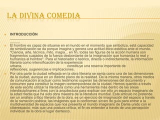 Dante Alighieri y La divina comedia