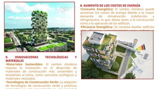 Tarea de clase 6.7- EFECTOS DE LOS CAMBIO CLIMÁTICOS EN LA CONSTRUCCIÓN ...