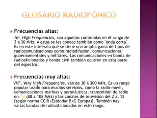 Glosario Radiofónico | PPTX