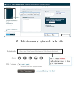 12. Seleccionamos y copiamos lo de la celda
 