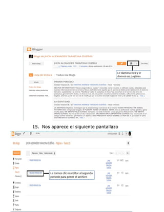 15. Nos aparece el siguiente pantallazo
 