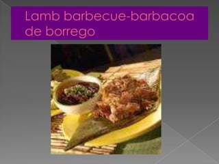 Lambbarbecue-barbacoa de borrego