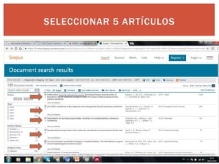 SELECCIONAR 5 ARTÍCULOS
 