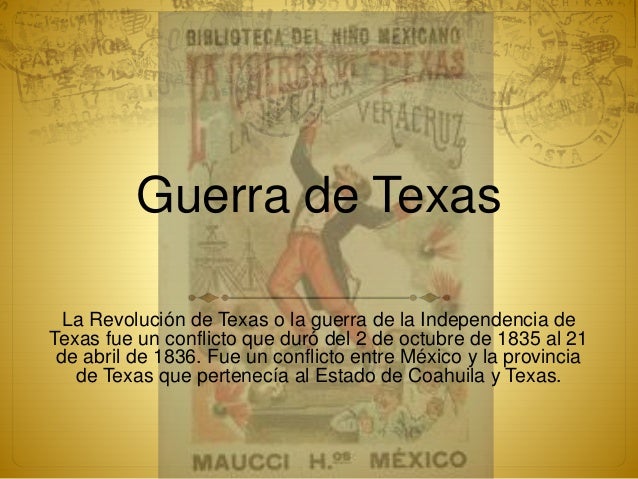 La guerra de texas