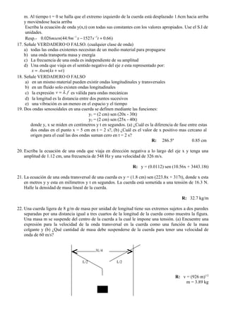 Tarea De Ondas I Física B