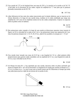 Tarea De Ondas I Física B