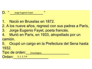 Jorge Eugenio Fayet




                 Cronológico
  3, 1, 2, 5,4
 
