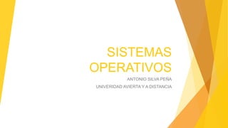 SISTEMAS
OPERATIVOS
ANTONIO SILVA PEÑA
UNIVERIDAD AVIERTA Y A DISTANCIA
 