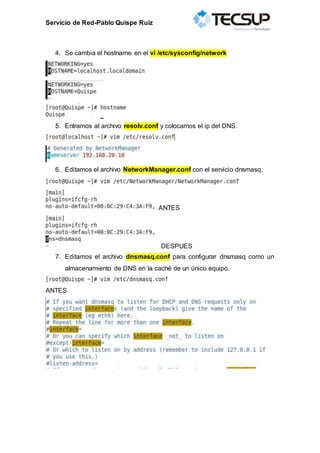 Configurar DNS con dnsmasq en CentOS6.5-Linux