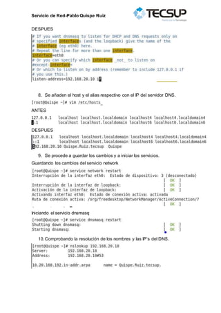 Configurar DNS con dnsmasq en CentOS6.5-Linux