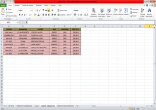 Tarea extraclase de excel avanzado