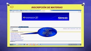 3. Ubicamos la
      opción
 Agregar/Eliminar
Clases y le damos
       click
 