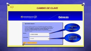 1. Colocamos el
       ID
correspondiente




 2. Ubicamos la
 contraseña y le
  damos acceso
 