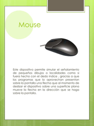 BocinasMonitorEste no es más que un aparato, en el cual se pueden representar los datos de tipo texto o gráficos procesados por la computadora. Anteriormente se utilizaban los monitores de tipo CTR, en la actualidad los de pantalla plana, o de plasma son los más comunes.