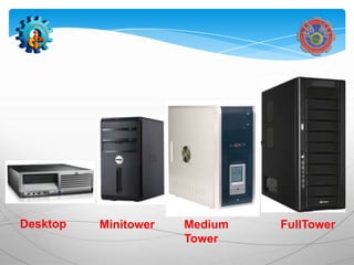 Desktop   Minitower   Medium   FullTower
                      Tower
 