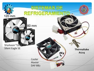 120 mm


                       80 mm




Sharkoon "Golf Ball"
Silent Eagle SE                   Thermaltake
                                     A1214

                        Cooler
                        Master
                        DAF-B82
 