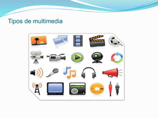 Tipos de multimedia
 