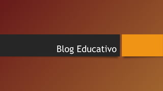 Blog Educativo
 