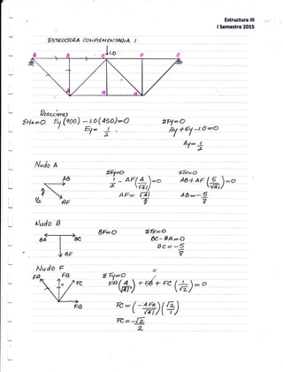 Estaocroa6
t)udo 0
Nido
rA
coupEaepThfuA I
Estructura ll!
lSemestre 2015
Qtaro,orrts
t 7 ' e'f +€-7 -l'o:o
NiI; A
[0
---+
,,?'tz OF
Zfuay
j _ AF(I_)-o
&  r4t/
AF: {7i
v
4q- -L,2
€fu:c)
Ao+nr ( 5 -ow/
AO:- 5
8
tr
itzi.
o
i
I
i
f*
I
l
L-
2*:o
rc- BA;6
D c: -i!?
2fr1--o )
trA (fu) -r F,6 f trc
(+"): o
ft:(:ffii,(tr)t;
4- -{Z
Z
 
