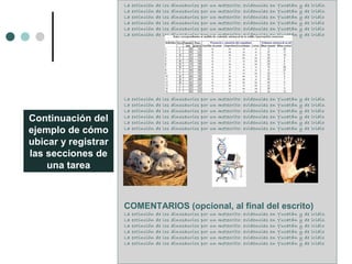 La extinción de los dinosaurios por un meteorito: evidencias en Yucatán y de iridio.
La extinción de los dinosaurios por un meteorito: evidencias en Yucatán y de iridio.
La extinción de los dinosaurios por un meteorito: evidencias en Yucatán y de iridio
La extinción de los dinosaurios por un meteorito: evidencias en Yucatán y de iridio
La extinción de los dinosaurios por un meteorito: evidencias en Yucatán y de iridio
La extinción de los dinosaurios por un meteorito: evidencias en Yucatán y de iridio
La extinción de los dinosaurios por un meteorito: evidencias en Yucatán y de iridio.
La extinción de los dinosaurios por un meteorito: evidencias en Yucatán y de iridio.
La extinción de los dinosaurios por un meteorito: evidencias en Yucatán y de iridio
La extinción de los dinosaurios por un meteorito: evidencias en Yucatán y de iridio
La extinción de los dinosaurios por un meteorito: evidencias en Yucatán y de iridio
La extinción de los dinosaurios por un meteorito: evidencias en Yucatán y de iridio
COMENTARIOS (opcional, al final del escrito)
La extinción de los dinosaurios por un meteorito: evidencias en Yucatán y de iridio.
La extinción de los dinosaurios por un meteorito: evidencias en Yucatán y de iridio.
La extinción de los dinosaurios por un meteorito: evidencias en Yucatán y de iridio
La extinción de los dinosaurios por un meteorito: evidencias en Yucatán y de iridio
La extinción de los dinosaurios por un meteorito: evidencias en Yucatán y de iridio
La extinción de los dinosaurios por un meteorito: evidencias en Yucatán y de iridio
una
Continuación del
ejemplo de cómo
ubicar y registrar
las secciones de
una tarea
 