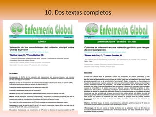 10. Dos textos completos
 