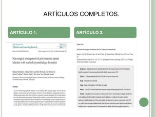 ARTÍCULOS COMPLETOS.

ARTÍCULO 1.           ARTÍCULO 2.
 