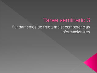 Tarea seminario 3