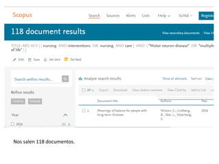 Nos salen 118 documentos.
 