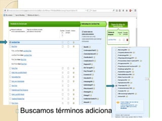Buscamos términos adicionales 
 