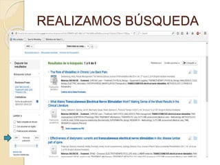 REALIZAMOS BÚSQUEDA 
