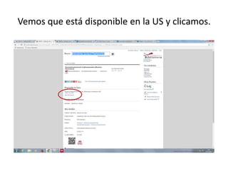 Vemos que está disponible en la US y clicamos.
 
