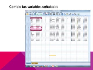 Cambio las variables señaladas
 