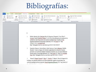 Bibliografías:
 