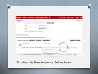 Sin utilizar más filtros, obtenemos 346 resultados.
 