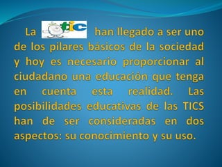 IMPORTANCIA DE LAS TIC
