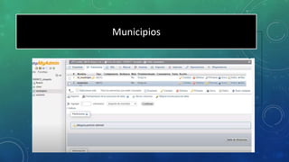 Municipios
 
