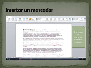 Repetimos
la
operación
para cada
marcador.

 