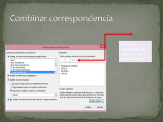 Podemos ir
cambiando de
registro con
estos botones

 