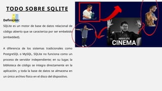 Bases de Datos para Aplicaciones Móviles: Uso, Comparativa y SQLite | PPTX