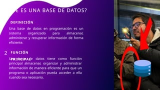 Bases de Datos para Aplicaciones Móviles: Uso, Comparativa y SQLite | PPTX