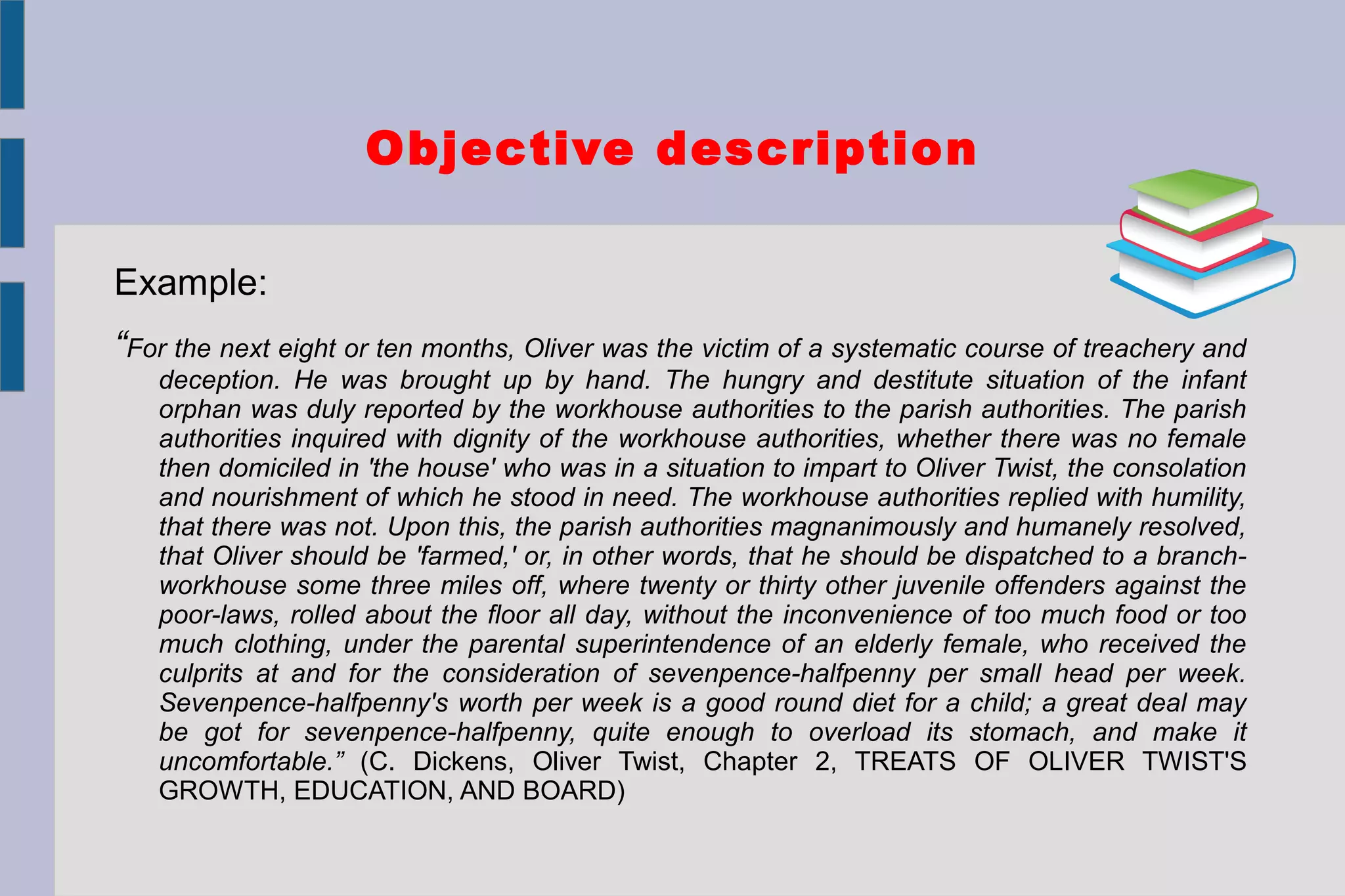 Descriptive text (structure and examples) | PPT