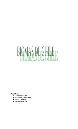 Informe Características de los Biomas chilenos